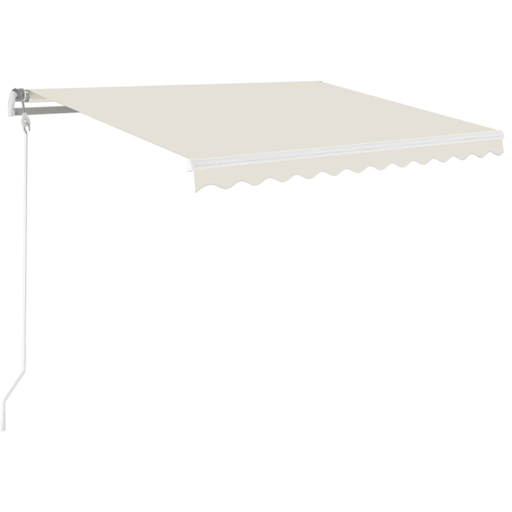 Markise Automatisch Einziehbar 350x250 cm Creme