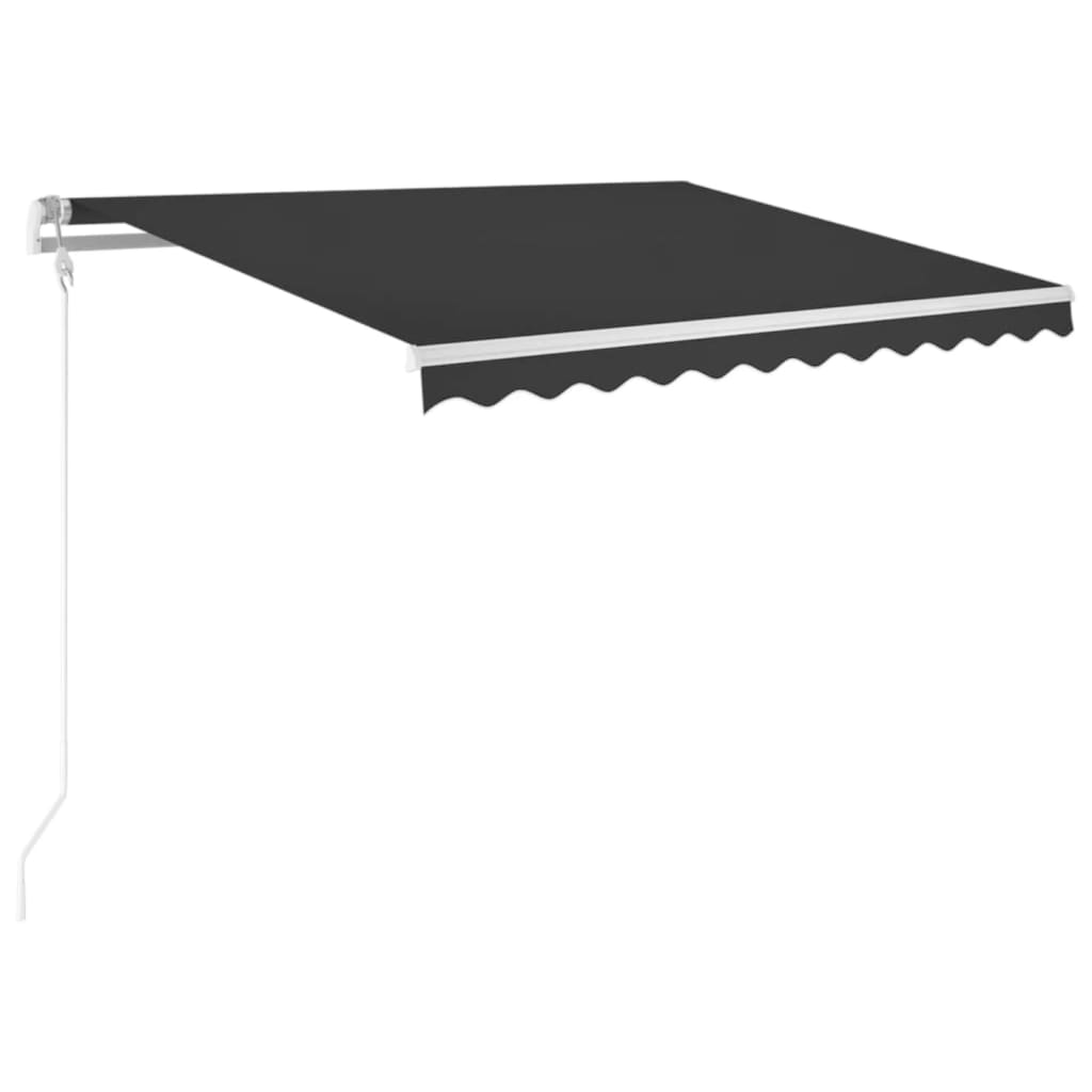 Markise Automatisch Einziehbar 350x250 cm Anthrazit