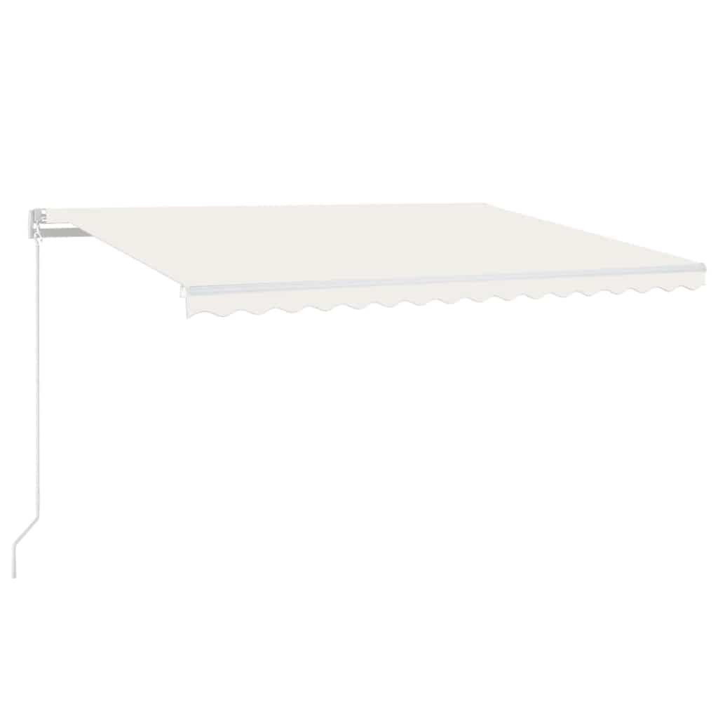Automatische Markise mit LED & Windsensor 450x300 cm Creme