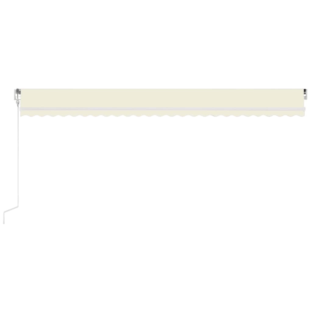 Markise Automatisch Einziehbar 600x300 cm Creme