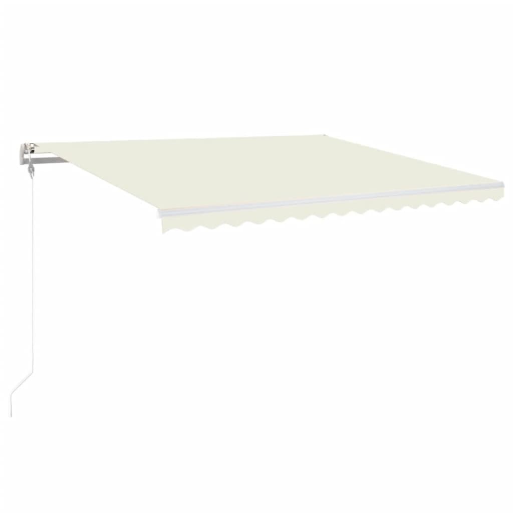 Markise Automatisch Einziehbar 400x350 cm Creme