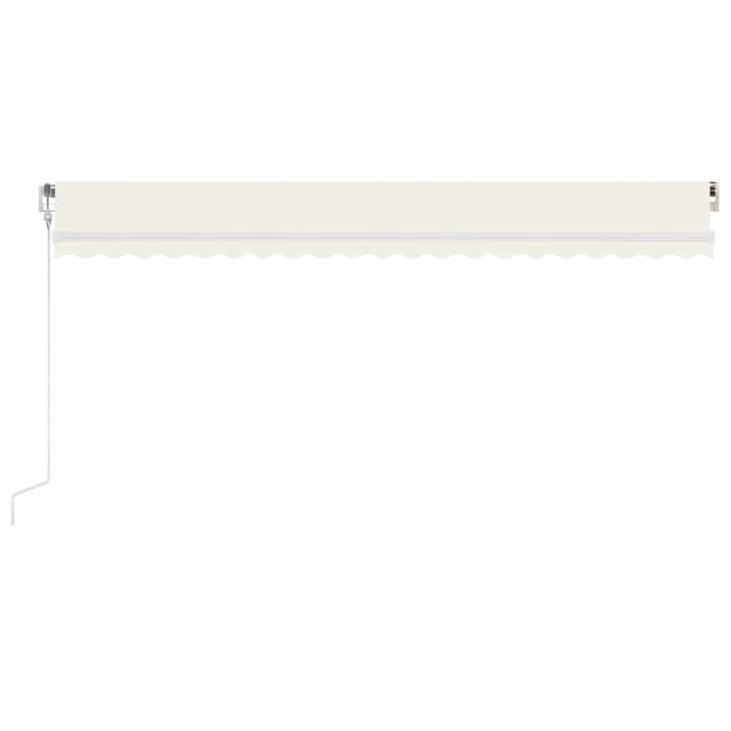 Automatische Markise mit LED & Windsensor 500x350 cm Creme