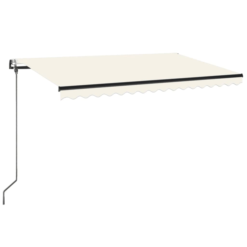 Automatische Markise mit LED & Windsensor 300x250 cm Creme