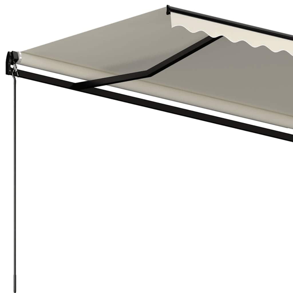 Markise Manuell Einziehbar 400x300 cm Creme