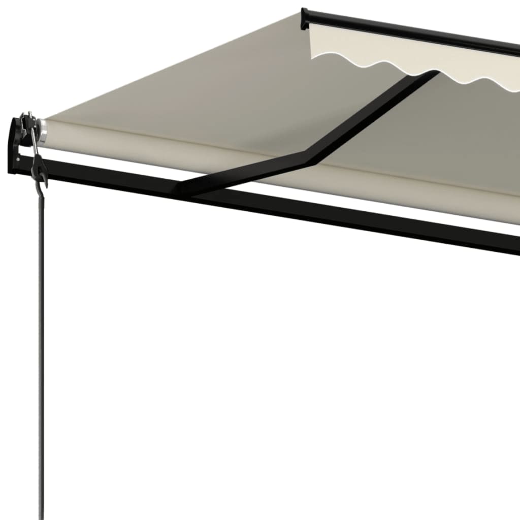 Markise Automatisch Einziehbar 450x300 cm Creme