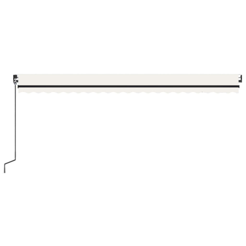 Automatische Markise mit LED & Windsensor 500x350 cm Creme