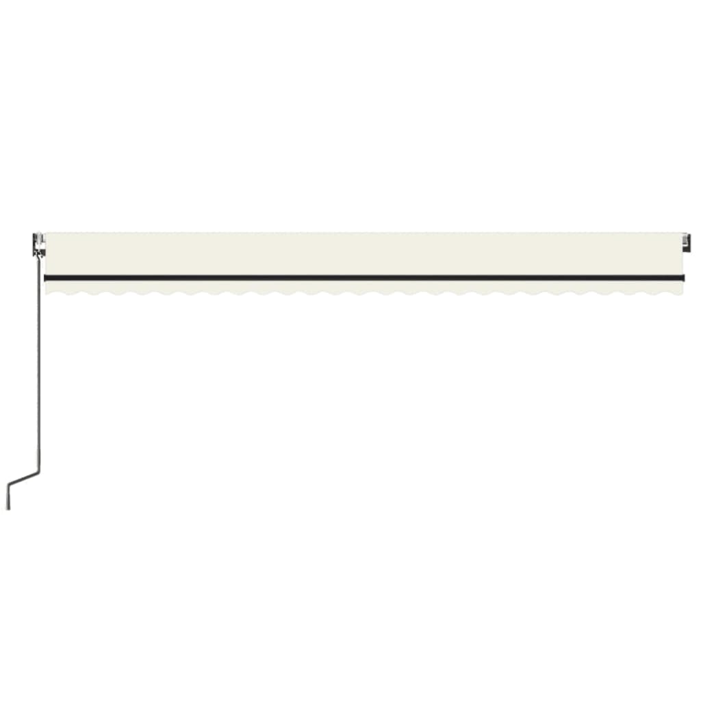 Automatische Markise mit LED & Windsensor 600x350 cm Creme