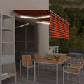 Markise Automatisch mit Rollo LED Windsensor 3,5x2,5 m