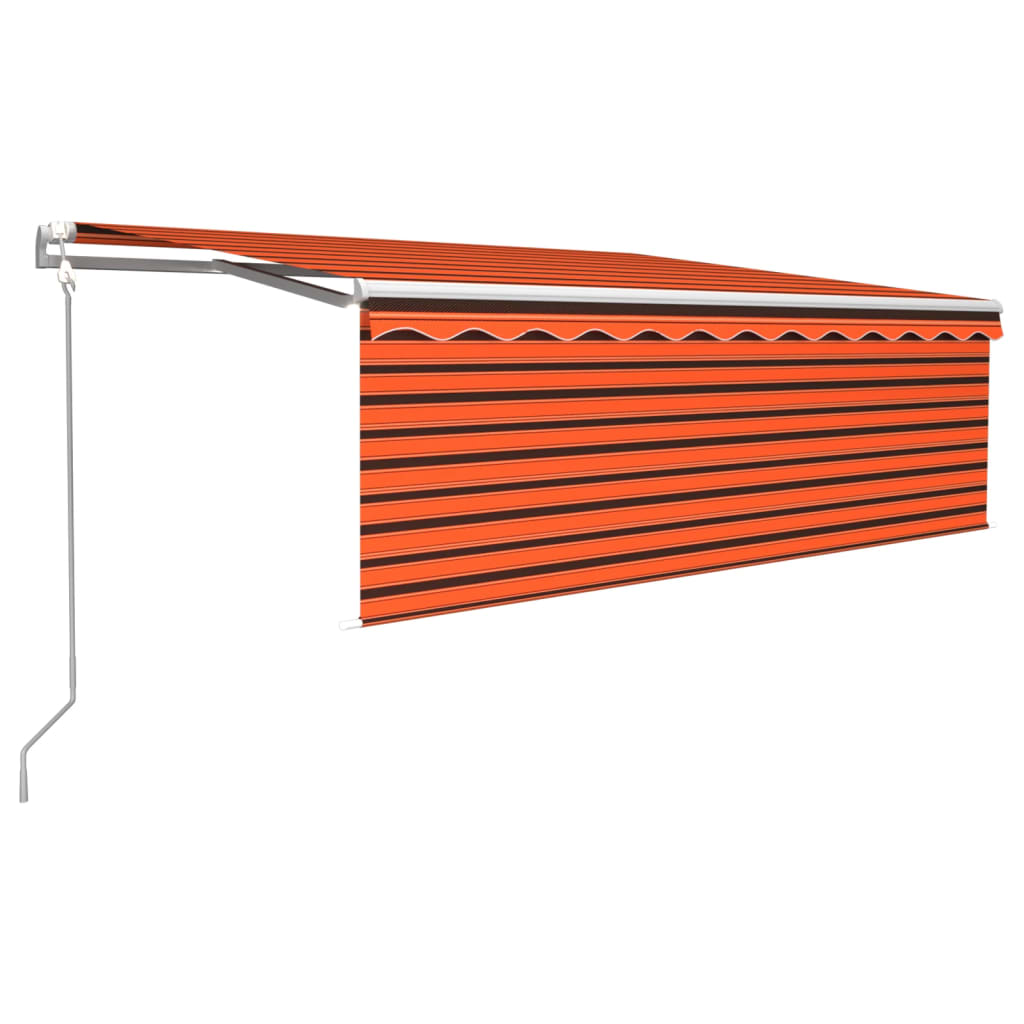 Markise Automatisch mit Rollo LED Windsensor 4,5x3m