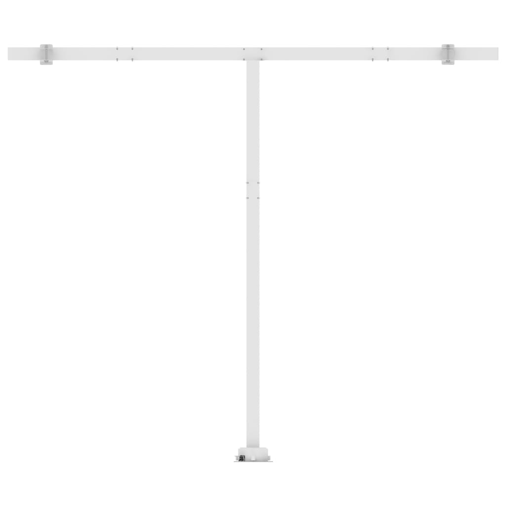 Standmarkise Manuell Einziehbar 400x300 cm Blau/Weiß
