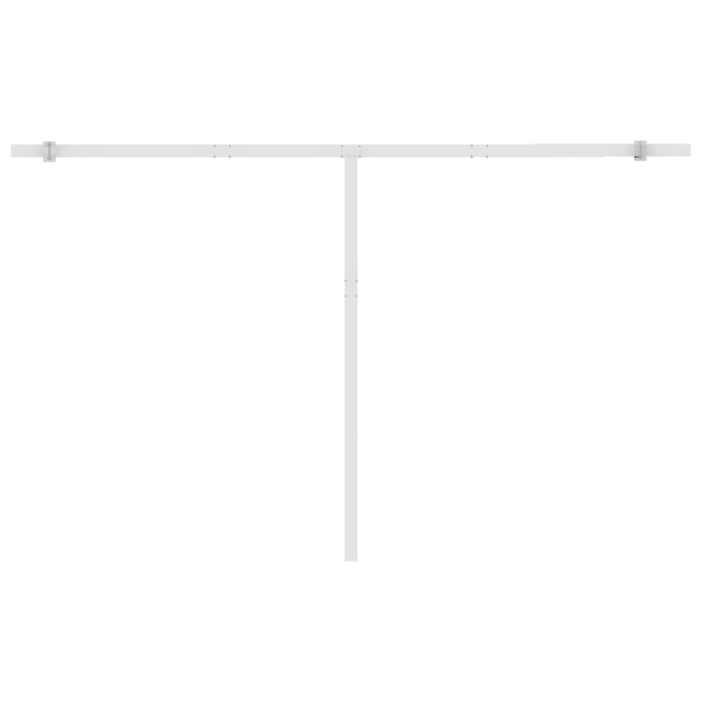 Standmarkise Manuell Einziehbar 450x300 cm Creme