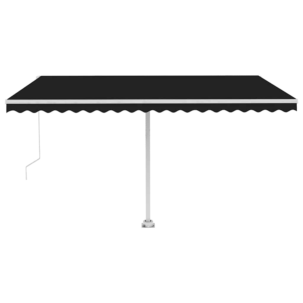 Standmarkise Manuell Einziehbar 450x300 cm Anthrazit