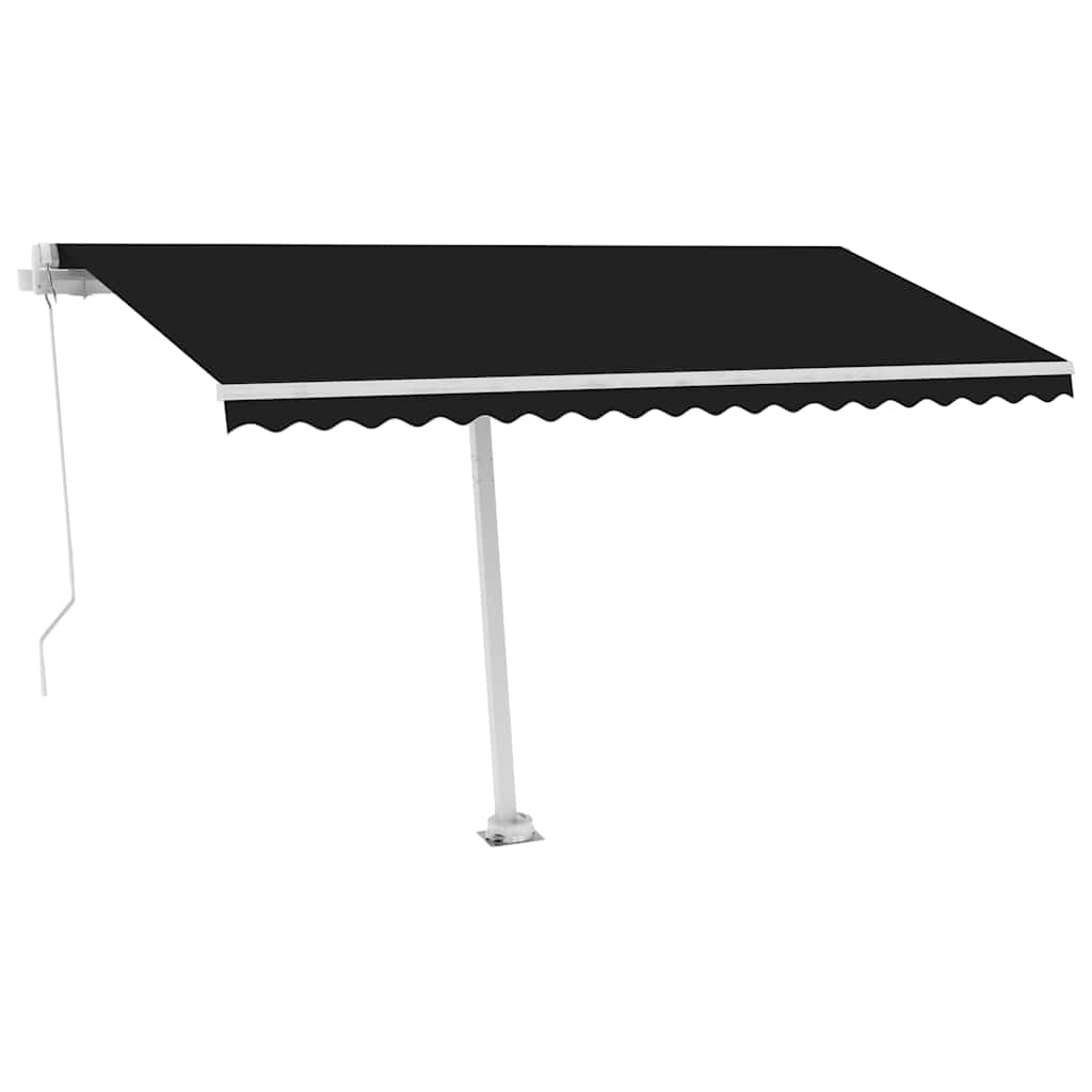 Standmarkise Manuell Einziehbar 450x300 cm Anthrazit