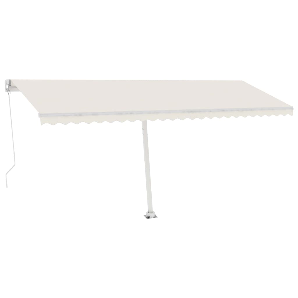 Standmarkise Manuell Einziehbar 500x300 cm Creme