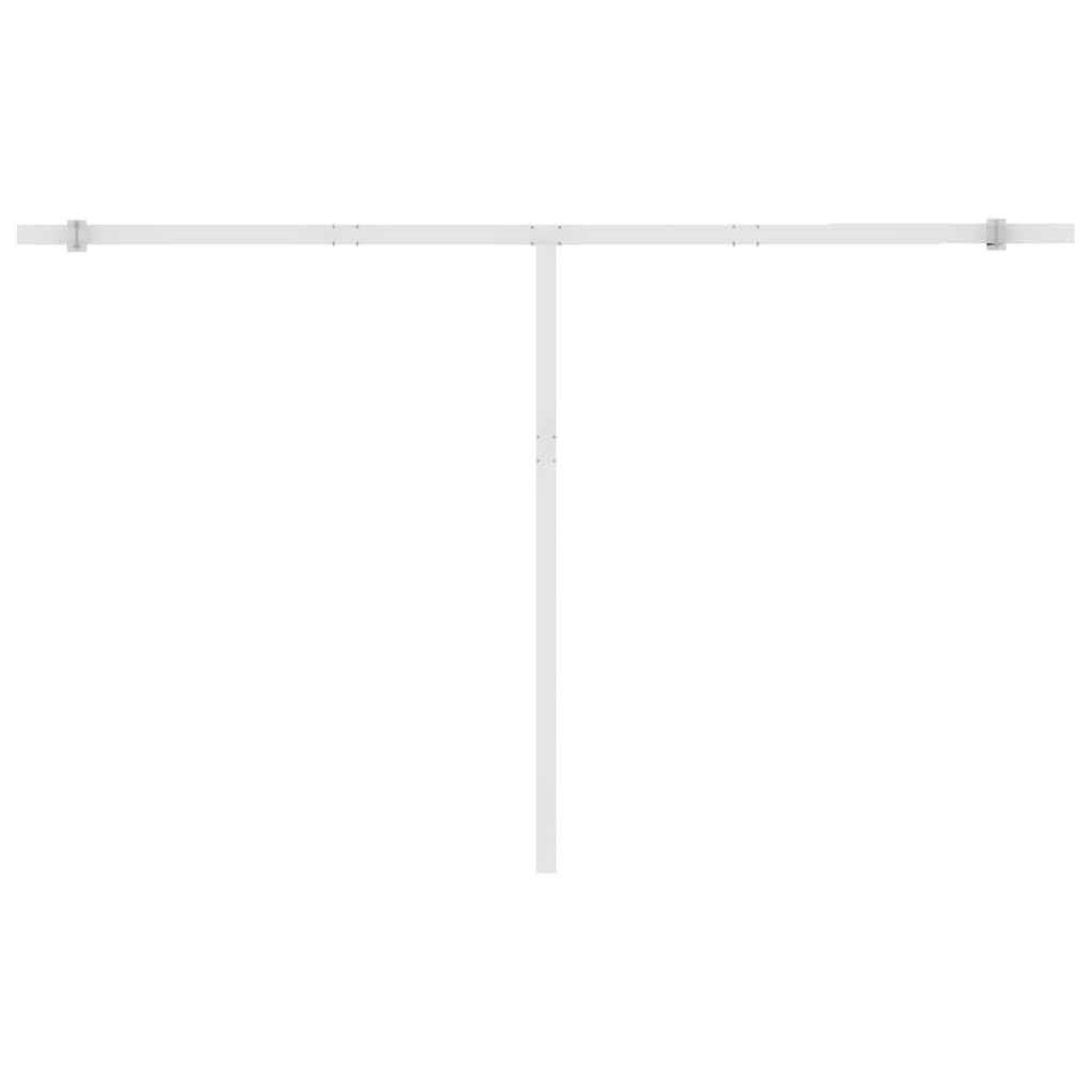 Standmarkise Manuell Einziehbar 400x350 cm Blau/Weiß