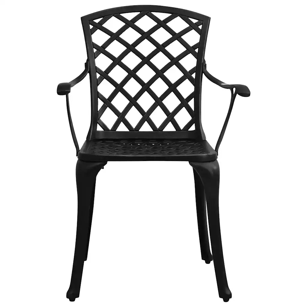 Bistro-Set 5-tlg. aus Aluminiumguss