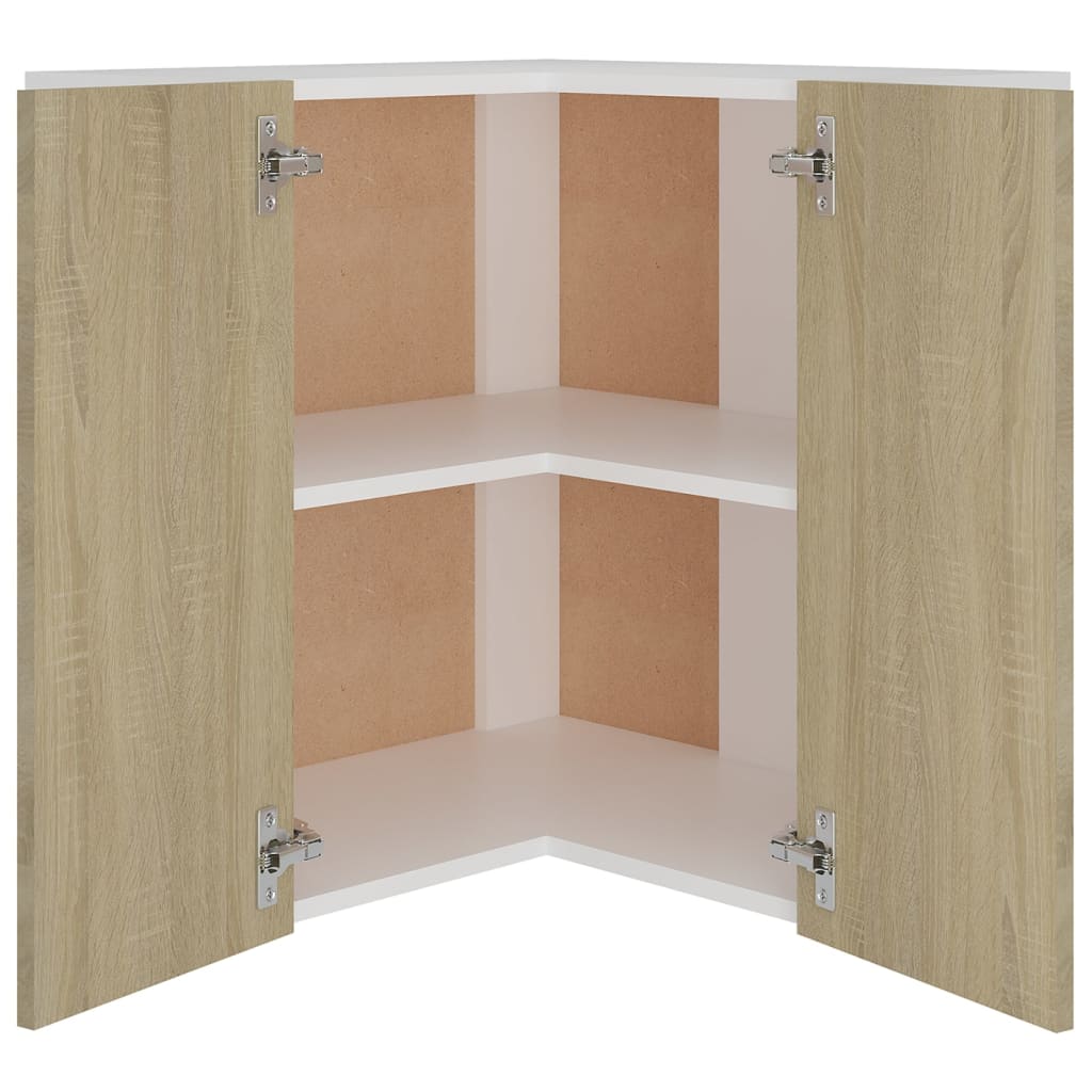 Eckhängeschrank Lyon Sonoma-Eiche 57x57x60 cm Holzwerkstoff