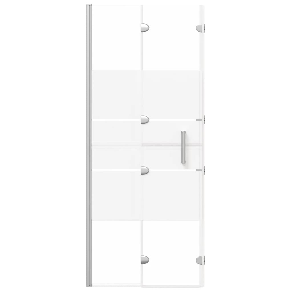 Faltbare Duschkabine ESG 120x140 cm Weiß