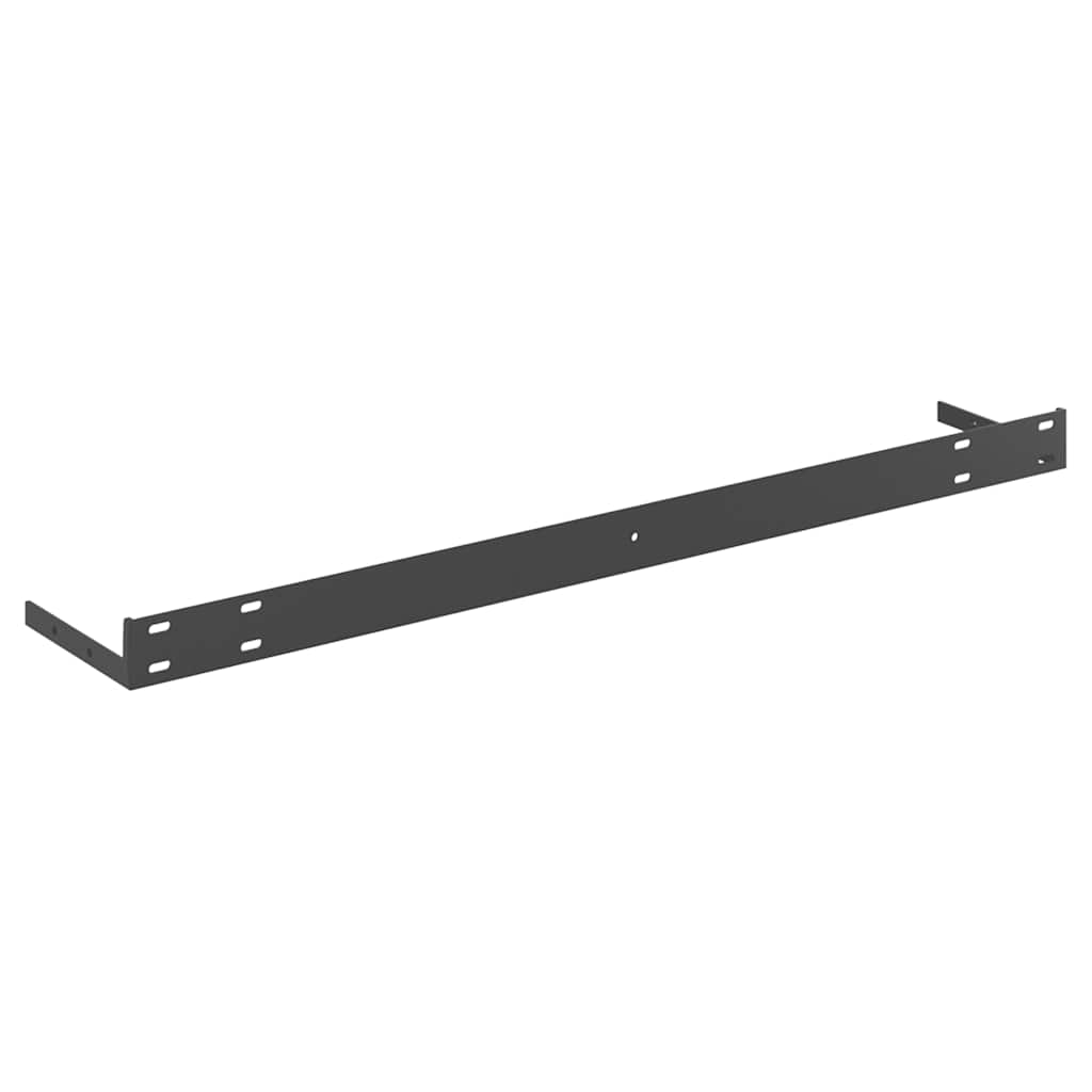 Schweberegal Eichenoptik und Weiß 90x23,5x3,8 cm MDF