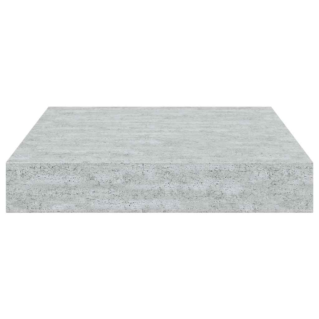 Schweberegal Betongrau 23x23,5x3,8 cm MDF