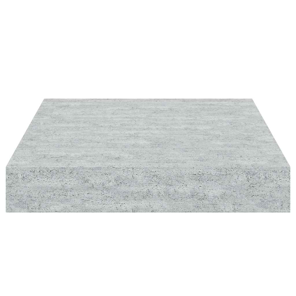 Schweberegal Betongrau 23x23,5x3,8 cm MDF