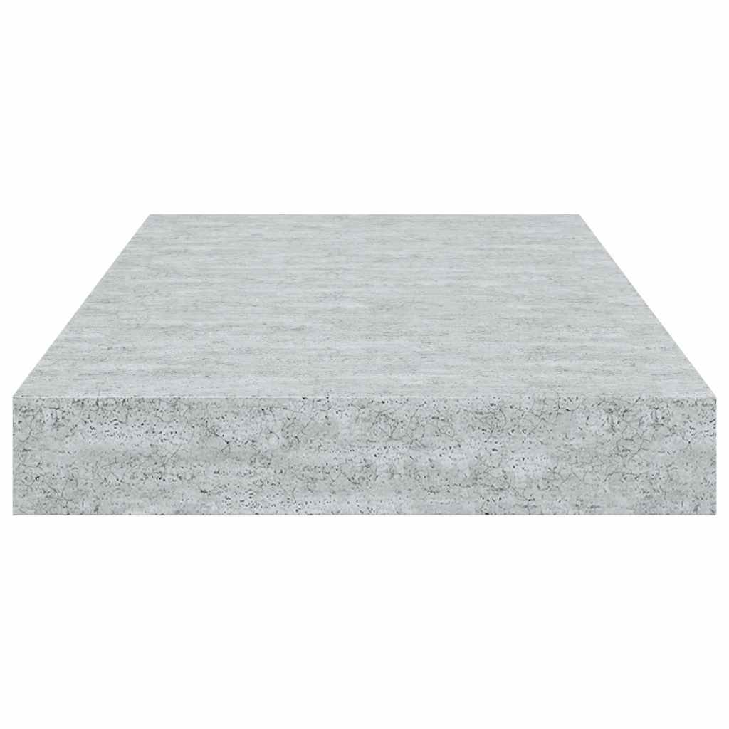 Schweberegal Betongrau 40x23x3,8 cm MDF