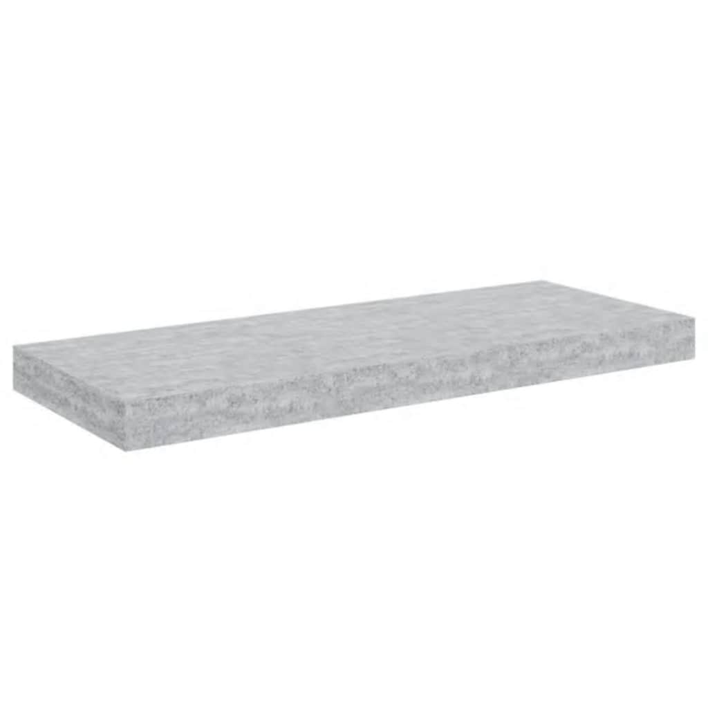 Schweberegal Betongrau 60x23,5x3,8 cm MDF