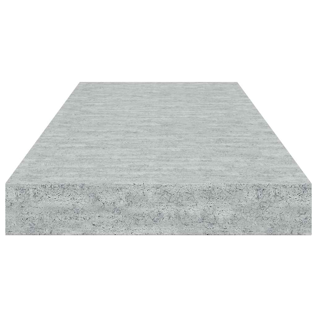 Schweberegal Betongrau 60x23,5x3,8 cm MDF