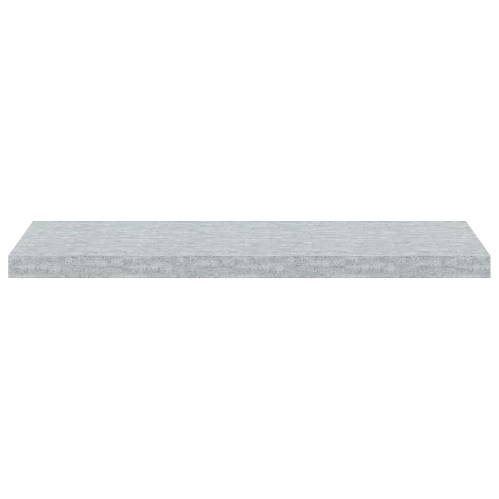 Schweberegal Betongrau 80x23,5x3,8 cm MDF