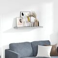 Schweberegal Betongrau 80x23,5x3,8 cm MDF