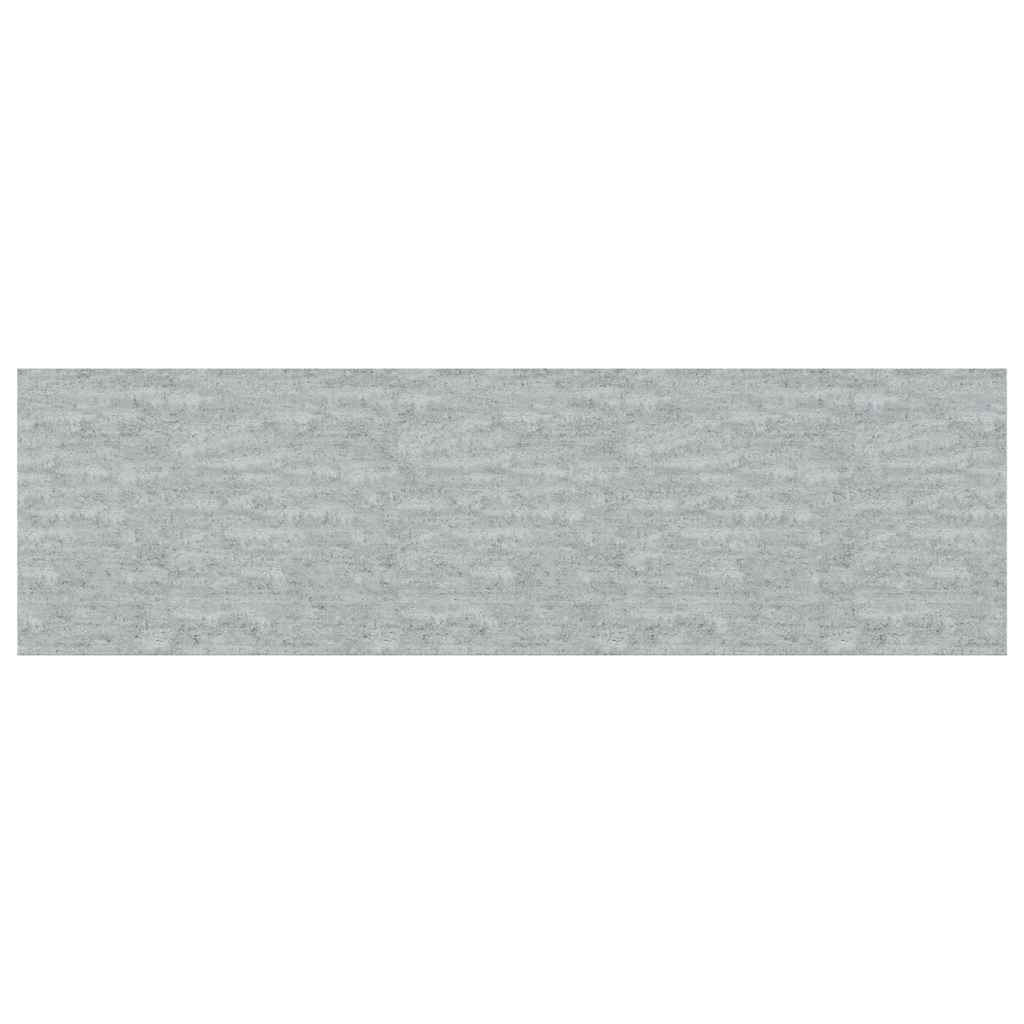 Schweberegale 2 Stk. Betongrau 80x23,5x3,8 cm MDF