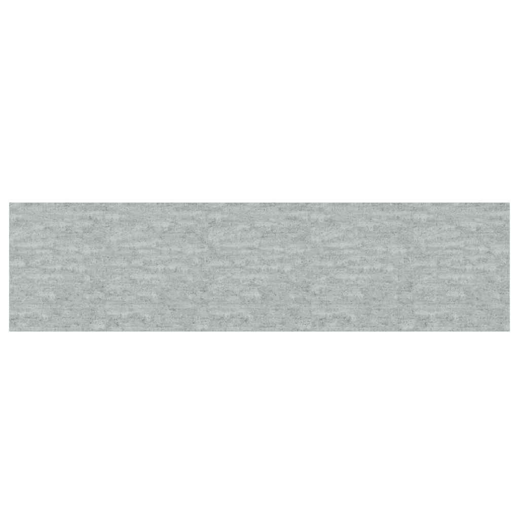 Schweberegale 2 Stk. Betongrau 90x23,5x3,8 cm MDF