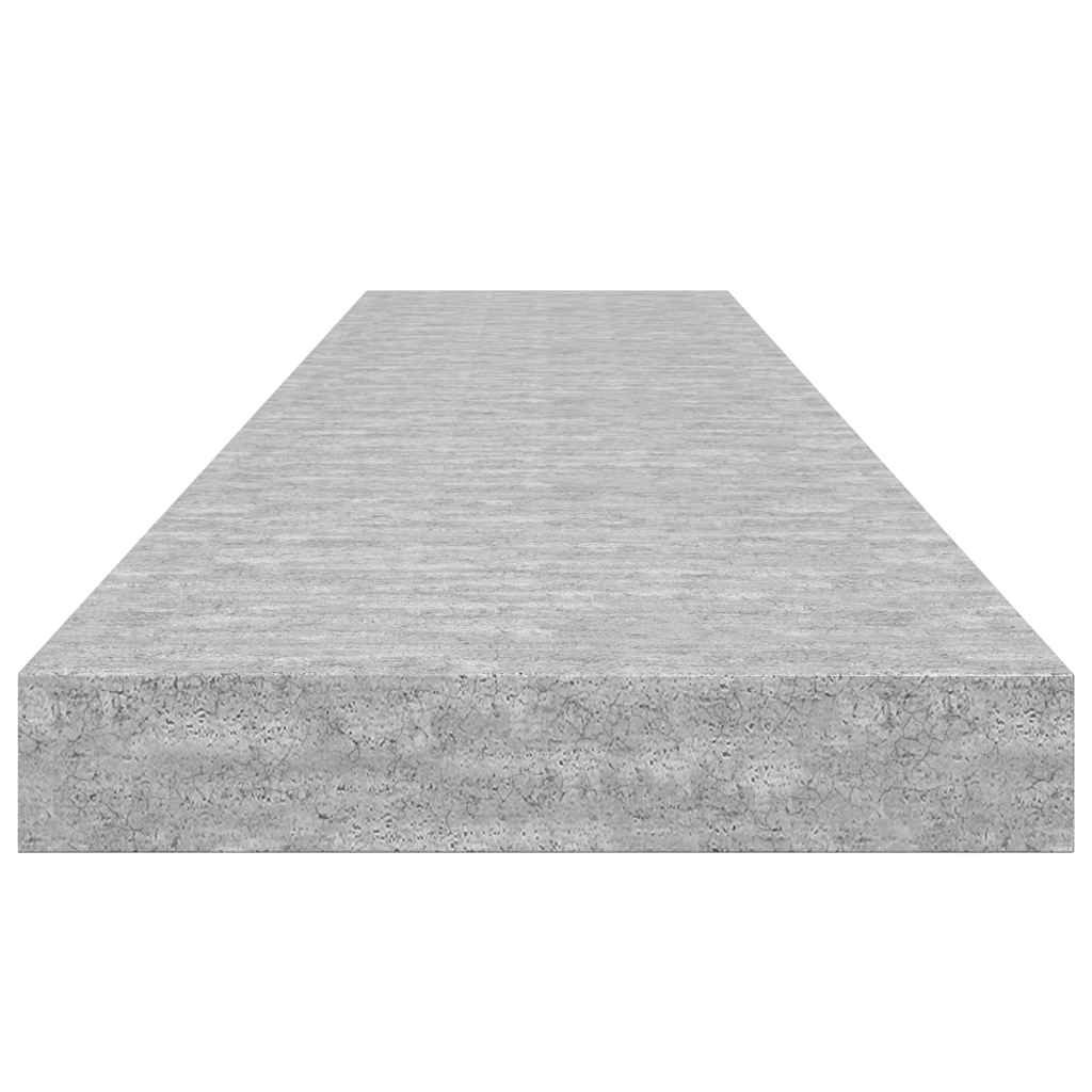 Schweberegal Betongrau 120x23,5x3,8 cm MDF