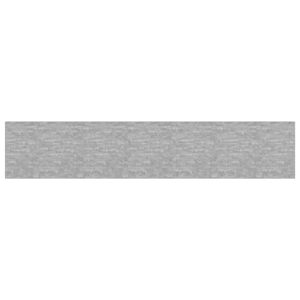 Schweberegale 4 Stk. Betongrau 120x23,5x3,8 cm MDF