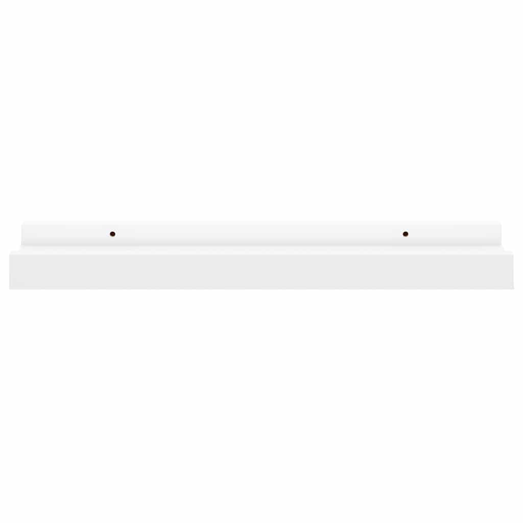 Wandregale 4 Stk. Weiß 40x9x3 cm