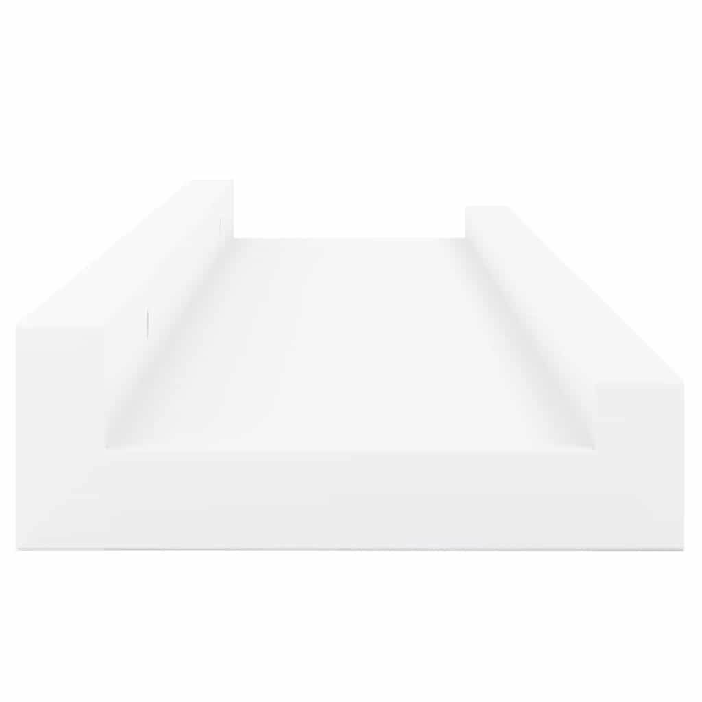 Wandregale 4 Stk. Weiß 40x9x3 cm