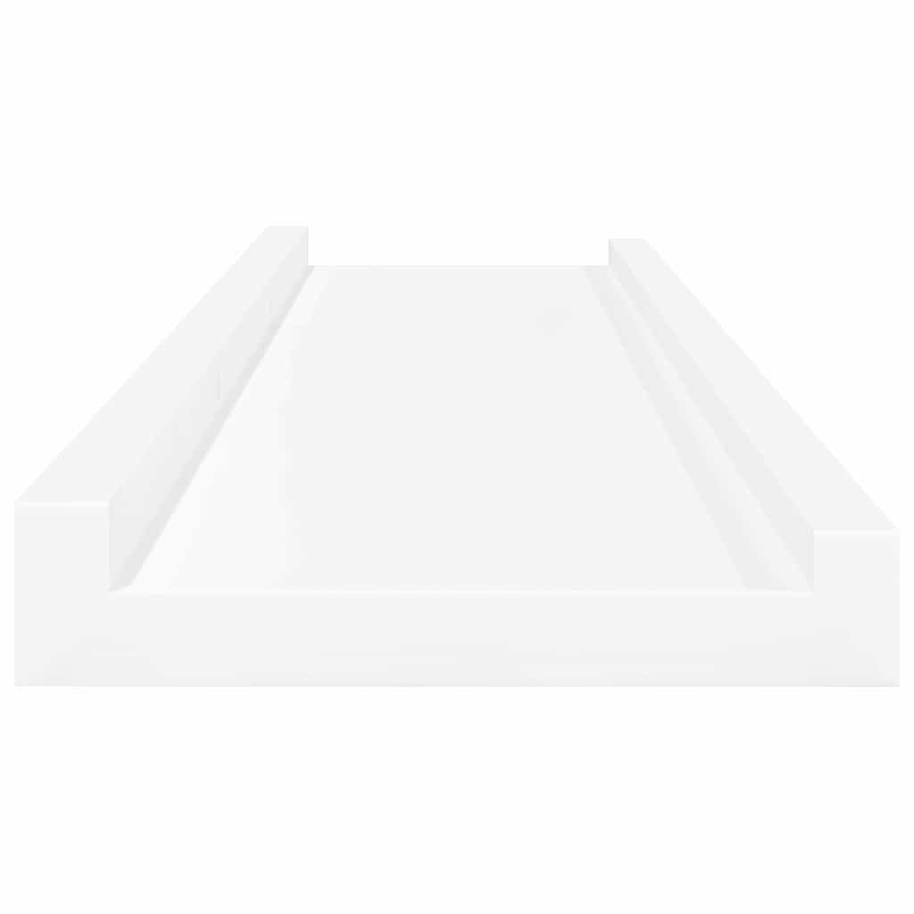 Wandregale 4 Stk. Weiß 80x9x3 cm
