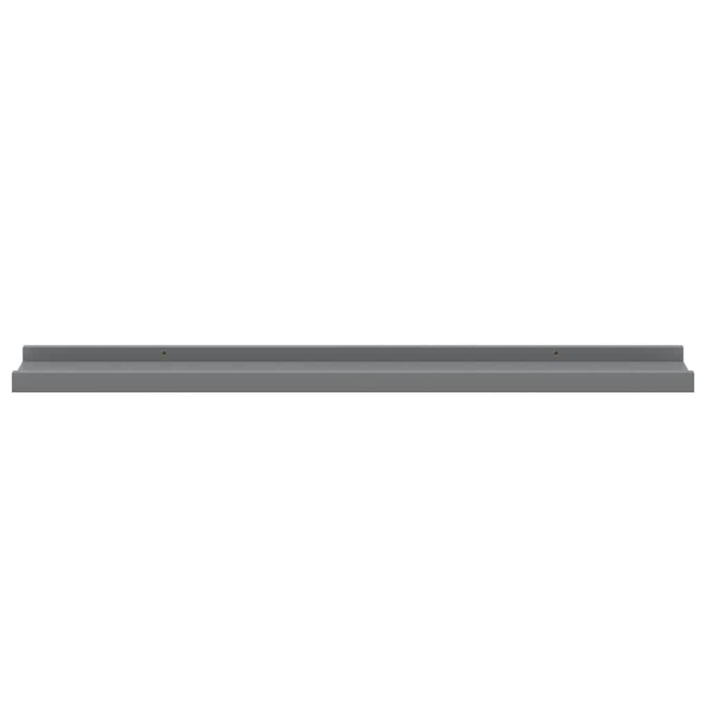 Wandregale 4 Stk. Grau 80x9x3 cm