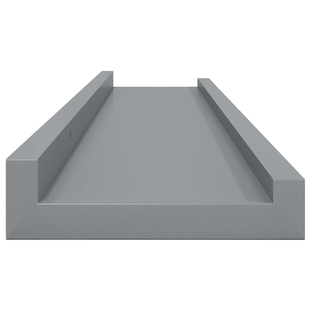 Wandregale 4 Stk. Grau 80x9x3 cm