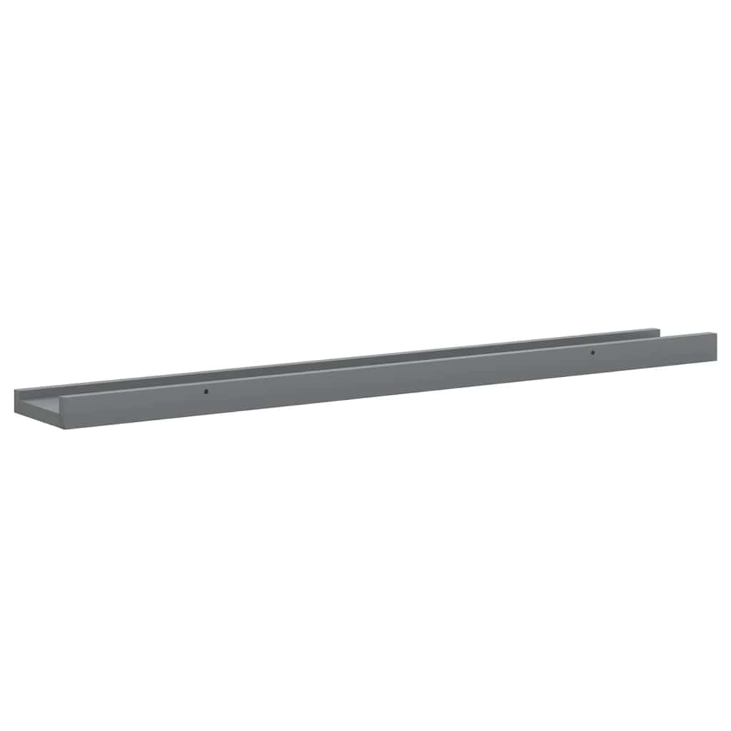 Wandregale 4 Stk. Grau 80x9x3 cm