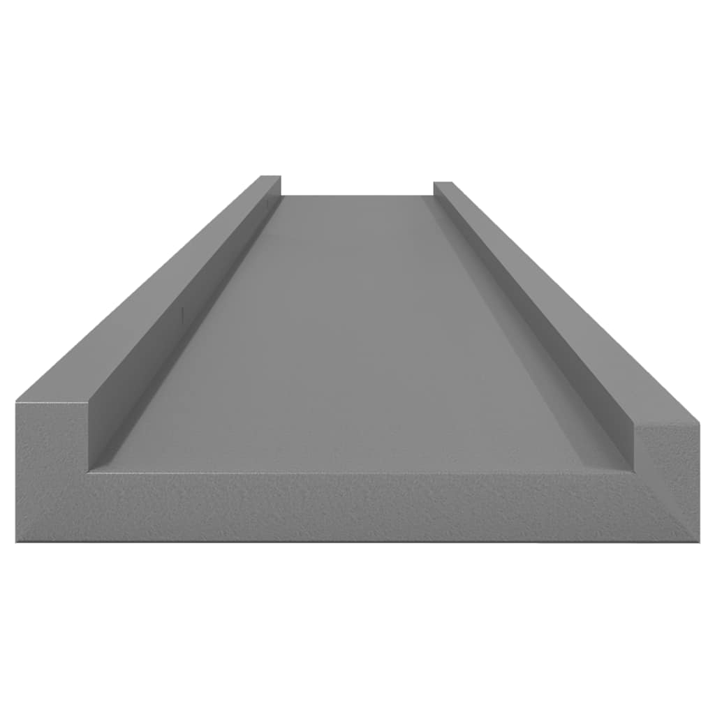 Wandregale 4 Stk. Grau 115x9x3 cm