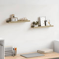 Wandregale 2 Stk. Sonoma-Eiche 40 x 9 x 3 cm