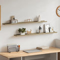 Wandregale 2 Stk. Sonoma-Eiche 100x9x3 cm