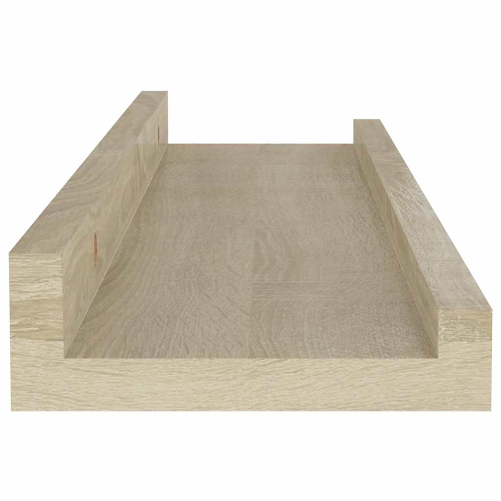 Wandregale 4 Stk. Sonoma-Eiche 40x9x3 cm