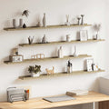 Wandregale 4 Stk. Sonoma-Eiche 115x9x3 cm