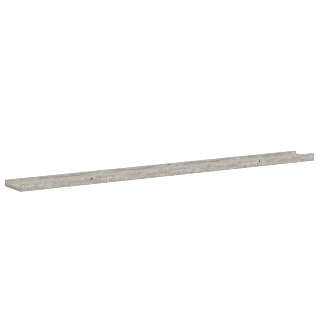 Wandregale 2 Stk. Betongrau 115x9x3 cm