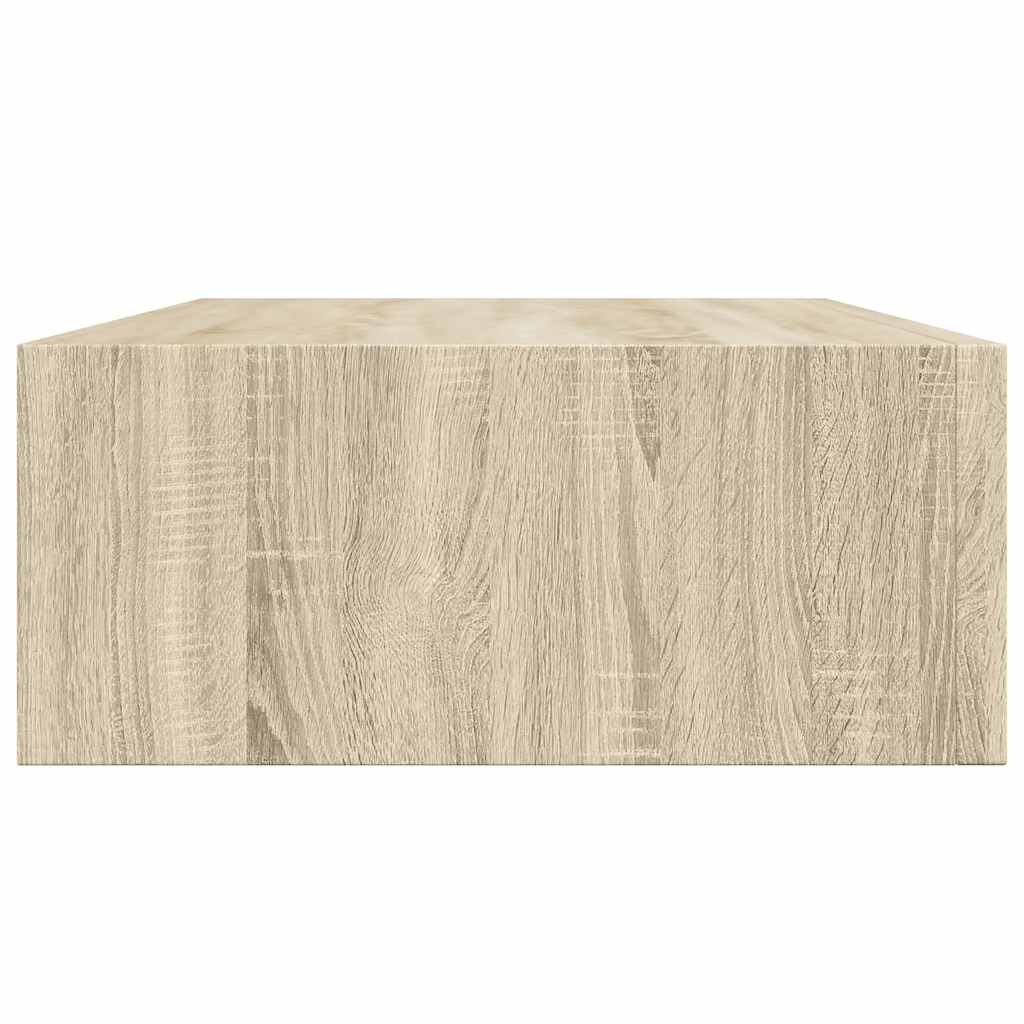 Wandregal mit Schublade Eichen-Optik 40x23,5x10 cm MDF