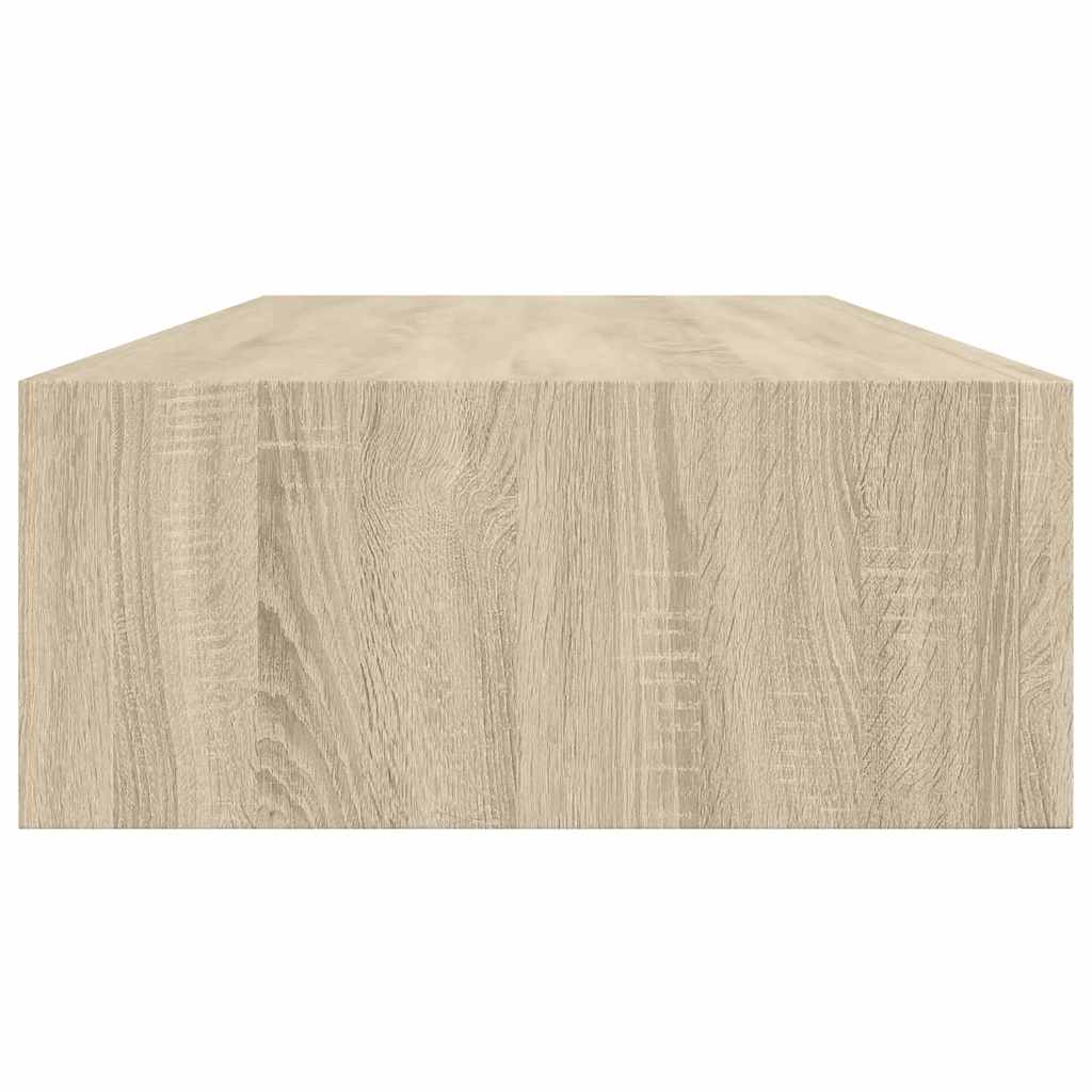 Wandregal mit Schublade Eichen-Optik 60x23,5x10 cm MDF