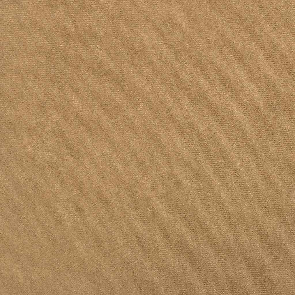 Schaukelstuhl Ohrensessel Braun Samt und Massivholz