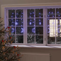 Lichterketten Stern und Mond Fernbedienung 345 LED Blau